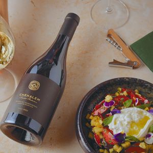 Burrata, Farro & Stone Fruit Salad ## Photo provided by Stoller Wine Group