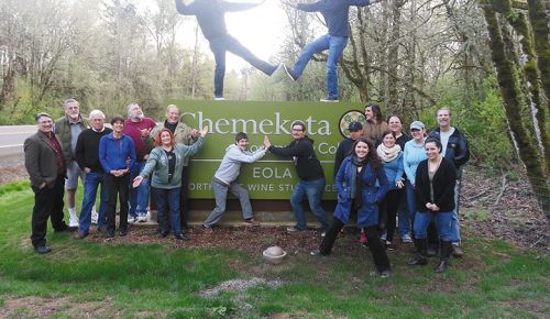 Students enrolled in Chemeketa Community College s Wine Studies program. ## Photo provided by Chemeketa Community College