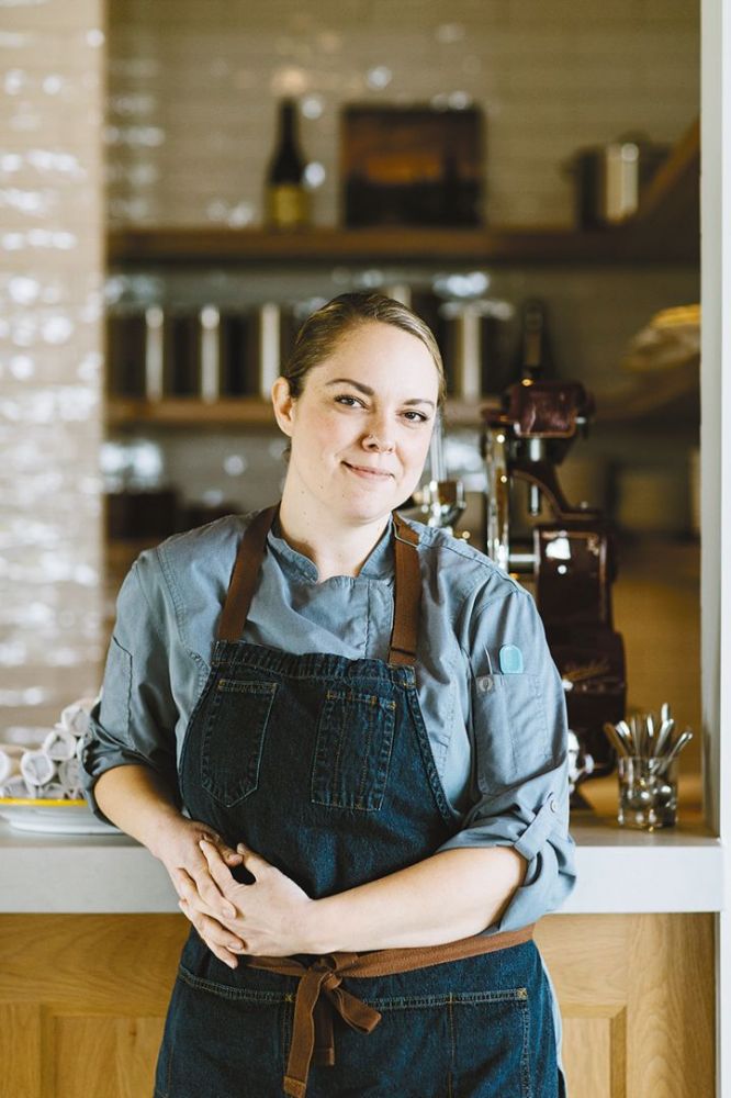 Denali Whaley, executive chef at Alloro Vineyard ## Photo by Cheryl Juetten