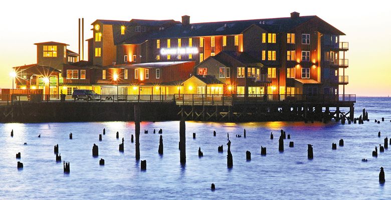 The Cannery Pier Hotel & Spa in Astoria offers guests unparalleled views of a real working river as well as Cape Disappointment Lighthouse and nearby Washington. ##Photo provided.