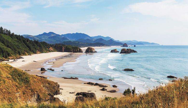 Cannon Beach, Oregon. ##Stock photo