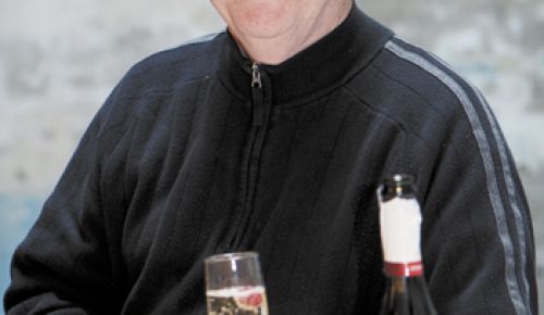 Robert Reynolds poses during a photo shoot for the cover of the February 2010 edition of the Oregon Wine Press at his studio. Kerry Newberry was the author of the corresponding article, titled “For the Love of Food.”