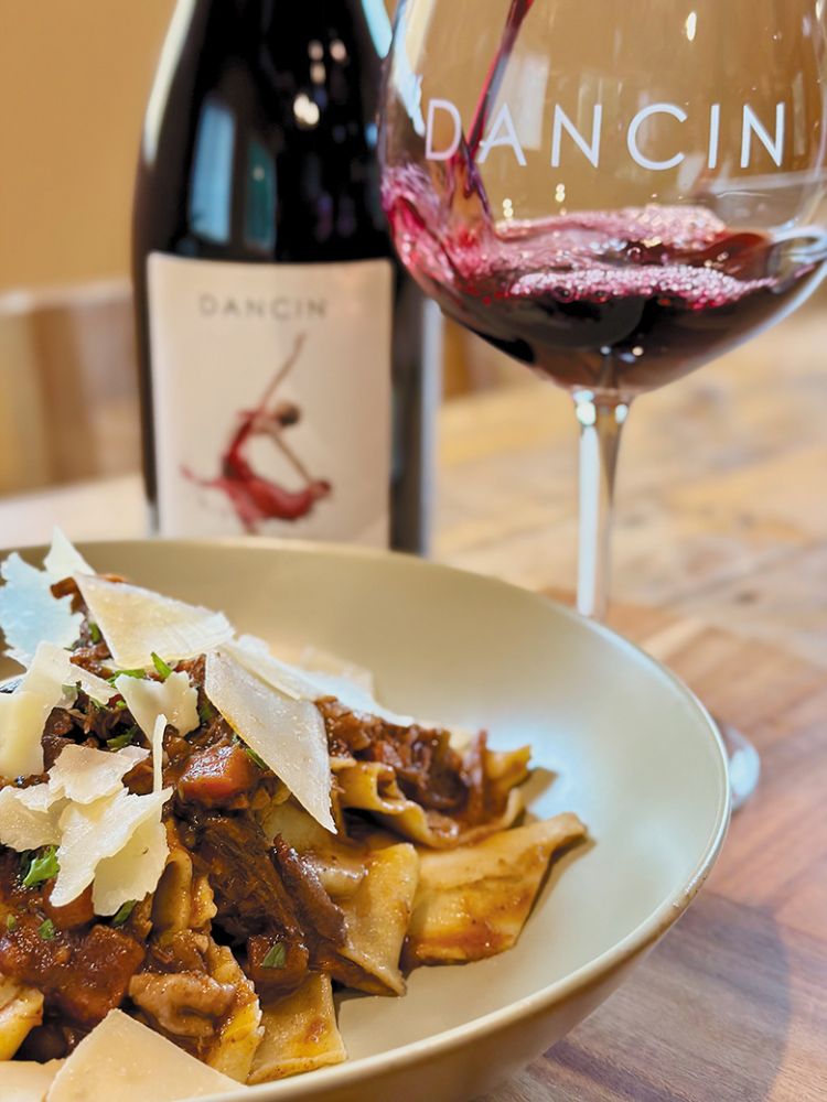 Braised Short Rib and Hand-cut Pappardelle ## Photo provided by DANCIN Vineyards