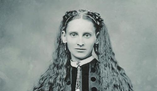 The only known photo of Hattie Haymond, the woman who haunts the former Rock Point Hotel, now home to Del Rio Vineyard Estate’s tasting room. ## Photo provided by Del Rio Vineyard Estate