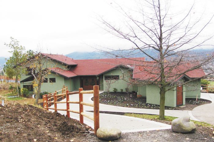 The couple converted a former ’70s ranch house on their 30-acre property into the current tasting room. Photos provided. The couple converted a former ’70s ranch house on their 30-acre property into the current tasting room. Photos provided.