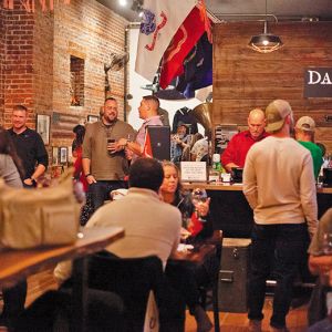 Dauntless Wine Cø.’s busy downtown Forest Grove tasting room. ## Photo provided by Dauntless Wine Cø.
