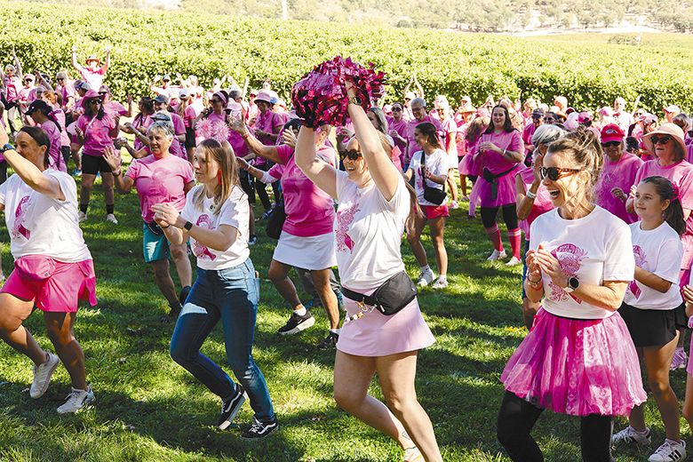 Hike to Fight hikers as the hike begins at Del Rio Vineyard Estate. ## Photo provided by Del Rio Vineyard Estate