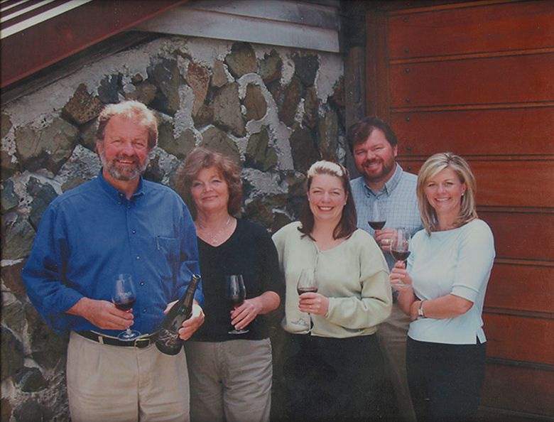 Dick and Nancy Ponzi, co-founders of Ponzi Vineyards, with their three children. From left: Dick, Nancy, Luisa, Michel and Maria. ## Photo courtesy of the Ponzi Vineyards Collection Dick and Nancy Ponzi, co-founders of Ponzi Vineyards, with their three children. From left: Dick, Nancy, Luisa, Michel and Maria. ## Photo courtesy of the Ponzi Vineyards Collection