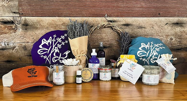 An assortment of lavender products produced by Dos Mariposas. ## Photo provided by Dos Mariposas Vineyards & Lavender Farm