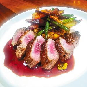 Za’atar Duck with Moroccan Green Lentils ## Photo provided by Elizabeth Chambers Cellar