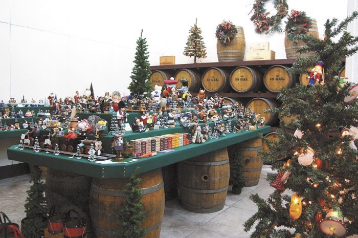 The smoker room at Miki s Christmas Shop inside Shafer Vineyard Cellars. The smoker room at Miki s Christmas Shop inside Shafer Vineyard Cellars.