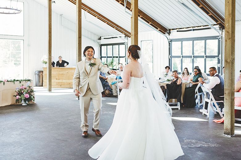 The newly married couple as they dance. ## Photo provided by Sarah Murdoch