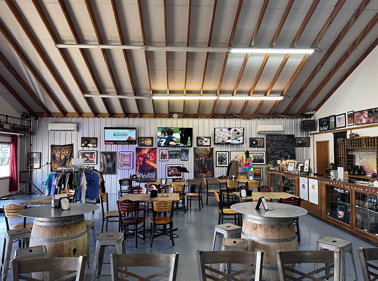 Inside the spacious new Eternal Wines  tasting room. ## Photo provided by Eternal Wines