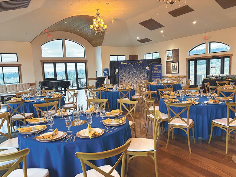 The grand tasting hall event space at Festive Hill Winery is large enough to accommodate large crowds. ## Photo provided by Festive Hill Winery