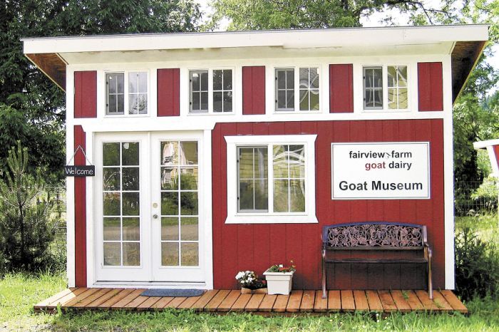 The Fairview Farm Goat Museum is the project of co-owner Laurie Carlson, a former historian. Photo provided.