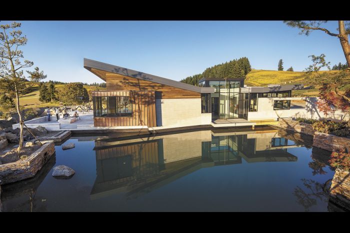 Water is an important element at Saffron Fields, evoking a feeling of serenity, reminiscent of a Japanese garden. Water is an important element at Saffron Fields, evoking a feeling of serenity, reminiscent of a Japanese garden.