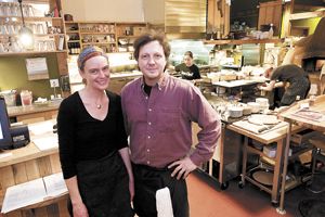 Cassie and Dave VanDomelen, owners of The Blue Goat . Cassie and Dave VanDomelen, owners of The Blue Goat .