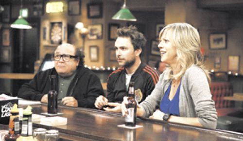 Danny DeVito, Charlie Day and Katlin Olson on the Season 6 premiere of
“It’s Always Sunny in Philadelphia,” which
aired, Sept. 16, 2010 on FX