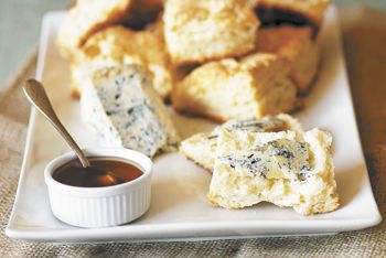 Cheese biscuits with Honey and Blue. Cheese biscuits with Honey and Blue.