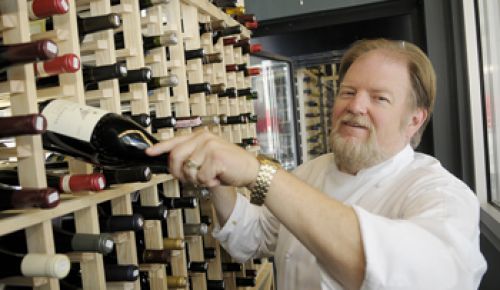 Bill King, executive chef/owner of Pinot American Brasserie in downtown Portland, has created an impressive Oregon Pinot Noir list.  Photo by Rick Schafer.
