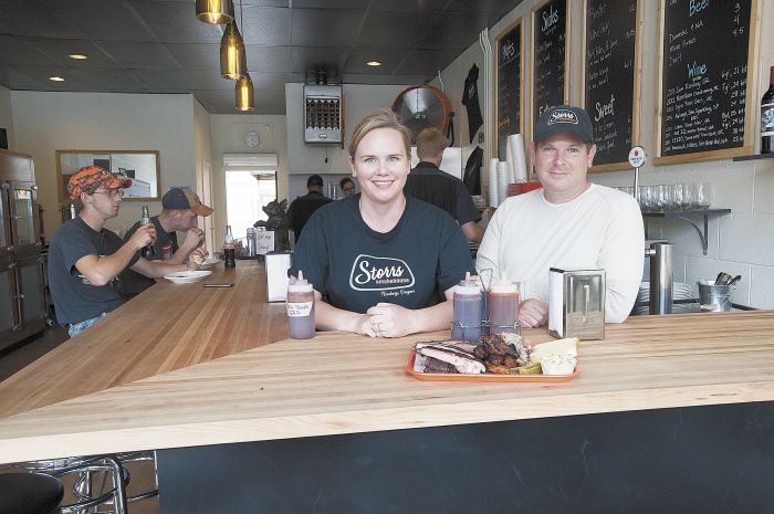 Chef Allen Routt and Jessica Bagley offer smoked meats, homemade ice cream and more at their latest Newberg venture, Storrs Smokehouse.Photo by Marcus Larson Chef Allen Routt and Jessica Bagley offer smoked meats, homemade ice cream and more at their latest Newberg venture, Storrs Smokehouse.Photo by Marcus Larson