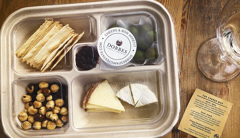 Good Cheese Company partners with Dobbes Family Estate to create pre-packaged snack boxes, which often include Briar Rose cheese. ##Photo by Christine Hyatt