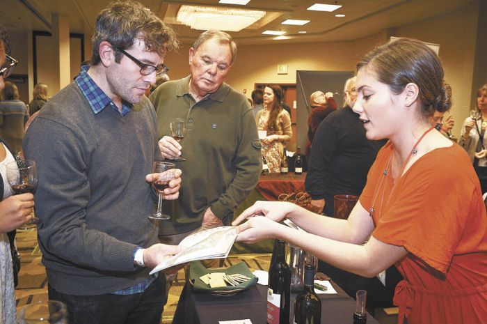 Jade Ostner pours Maryland wines at the Great American Wine Festival in Portland. Photo by Andrea Johnson. Jade Ostner pours Maryland wines at the Great American Wine Festival in Portland. Photo by Andrea Johnson.