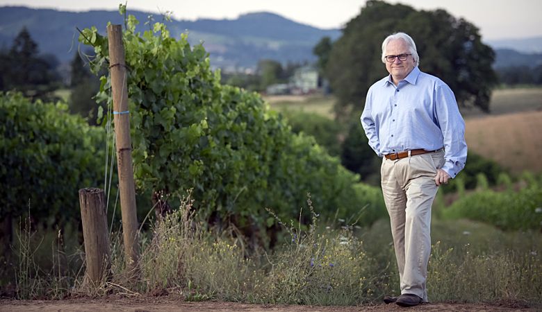 Harry Peterson-Nedry, founder of RR and Ridgecrest wineries, has been leading the push for the protection of wine region names since 2002. ##Photo by Andrea Johnson