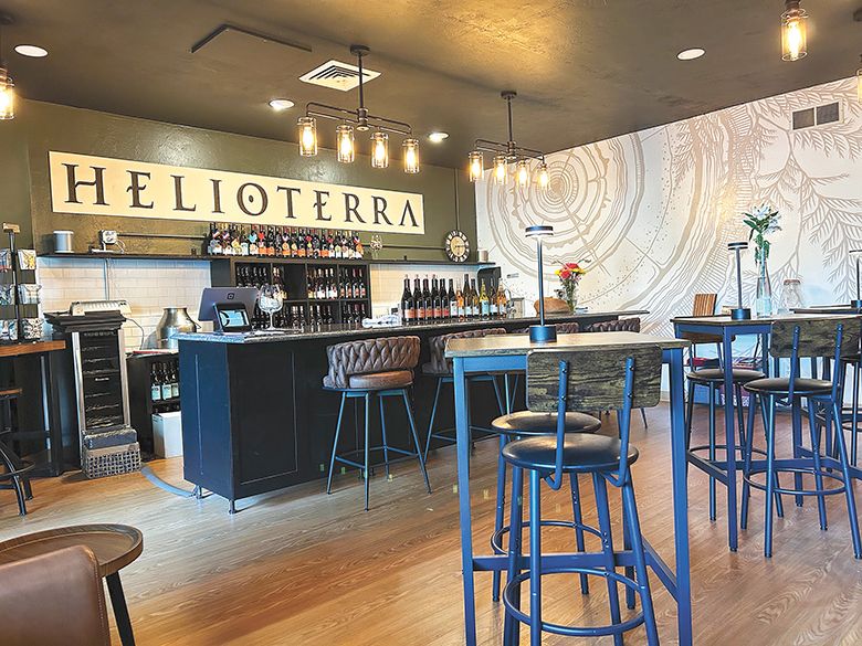 Helioterra Wines  Fish Creek, Wisconsin wine bar. ## Photo provided by Helioterra Wines