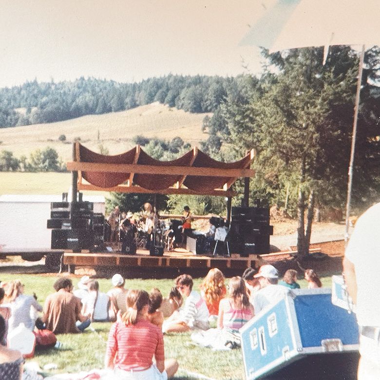 An outdoor concert at Hinman Vineyards. ## Photo provided by Hinman Vineyards