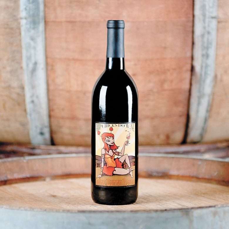 Laurie Lewis pairs her Hip Chicks Do Wine Spicy Wine Bunny Rouge with her holiday meal.##Photo provided by Hip Chicks Do Wine Laurie Lewis pairs her Hip Chicks Do Wine Spicy Wine Bunny Rouge with her holiday meal.##Photo provided by Hip Chicks Do Wine