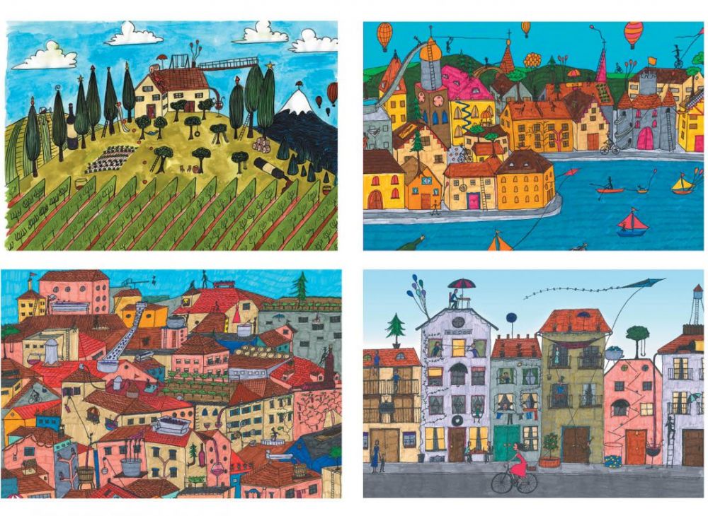 A collection of Human Cellars’ label art drawn by co-founder Emily Berenguer. ## Images provided by Human Cellars A collection of Human Cellars’ label art drawn by co-founder Emily Berenguer. ## Images provided by Human Cellars