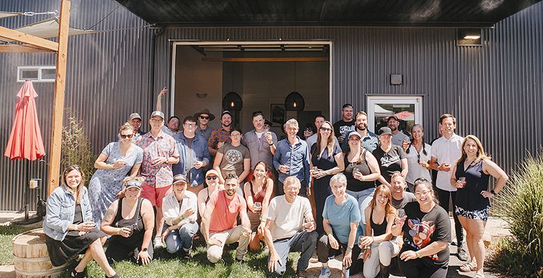 A group of small producers who poured wine at the previous Indie Wine Mixer: Southern Oregon Edition. ## Photo by Hannah Corella
