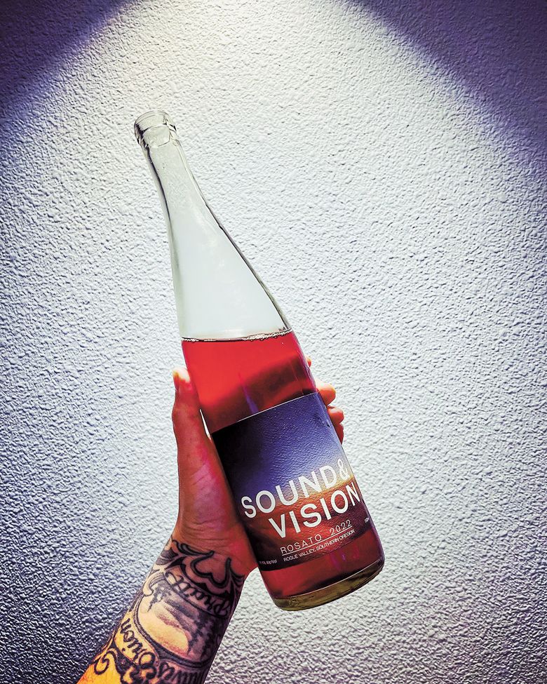 Sound & Vision Wine Co.’s limited production Rosato of Aglianico with notes of watermelon, guava, mineral and saline.##Photo provided by Sound & Vision Wine Co.