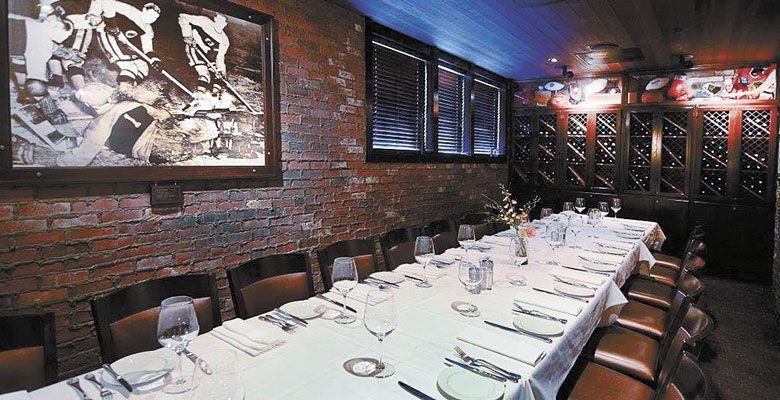 The Wine Room offers a semi-private space for special gatherings at the classic Portland steakhouse. ##Photo provided