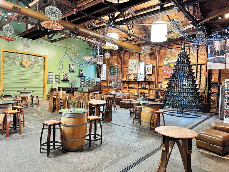 Dunham Cellars is inside a former maintenance hangar at Walla Walla s repurposed U.S. Army Air Corps Base, now known as the Airport District. ## Photo provided by Dunham Cellars Dunham Cellars is inside a former maintenance hangar at Walla Walla s repurposed U.S. Army Air Corps Base, now known as the Airport District. ## Photo provided by Dunham Cellars