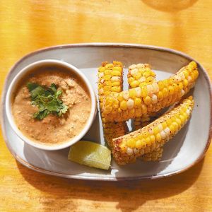 Sumac Lime Corn Ribs with Sikil Pak ## Photo provided by Javelina Restaurant