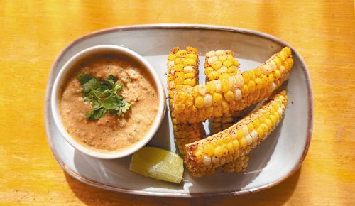 Sumac Lime Corn Ribs with Sikil Pak ## Photo provided by Javelina Restaurant