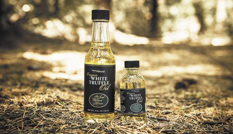 The Joel Palmer House Oregon White Truffle Oil. ##Photo by Kathryn Elsesser