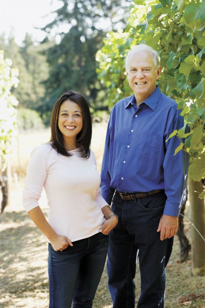 Et Fille Wines’ founders Jessica and Howard Mozeico. ##Photo by John Valls