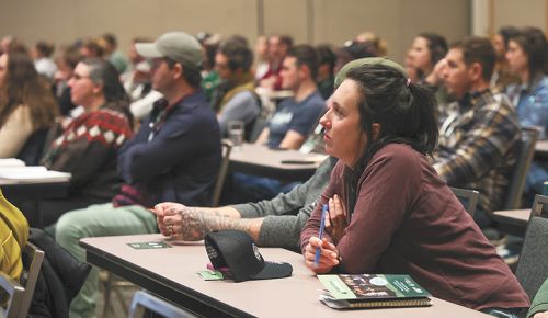 Oregon Wine Symposium attendees during a conference session. ## Photo by Kelly Lyon