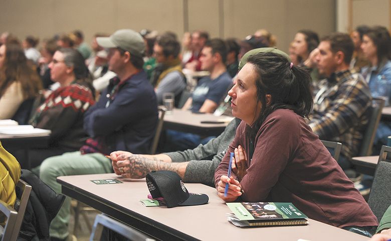 Oregon Wine Symposium attendees during a conference session. ## Photo by Kelly Lyon