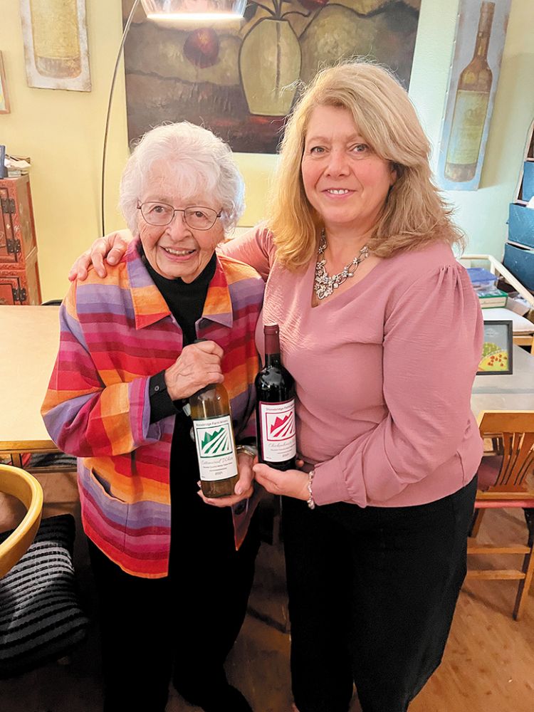 A recent photo of author Kerry McDaniel Boenisch with her mother, Donna Jean McDaniel, co-founder of McDaniel Vineyards. ## Photo provided by Kerry McDaniel Boenisch A recent photo of author Kerry McDaniel Boenisch with her mother, Donna Jean McDaniel, co-founder of McDaniel Vineyards. ## Photo provided by Kerry McDaniel Boenisch