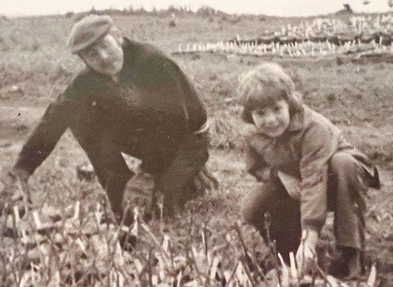 Kerry McDaniel Boenisch, at seven years old, planting Pinot Noir grape cuttings from David Lett with her father Jim McDaniel at the family s vineyard (now known as Torii Mor Winery). ## Photo provided By Kerry McDaniel Boenisch Kerry McDaniel Boenisch, at seven years old, planting Pinot Noir grape cuttings from David Lett with her father Jim McDaniel at the family s vineyard (now known as Torii Mor Winery). ## Photo provided By Kerry McDaniel Boenisch