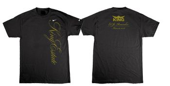 6. Front: King Estate; Back: King, Ed Jr. Remember, Harvest 2012. T-shirts shown are representations. Check with winery for actual shirt style and color. 6. Front: King Estate; Back: King, Ed Jr. Remember, Harvest 2012. T-shirts shown are representations. Check with winery for actual shirt style and color.