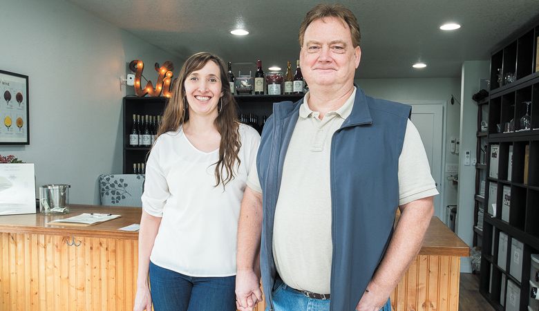 Kristin
Hill’s new owners,
Dave and Briana
Rasmussen. ##Photo provided