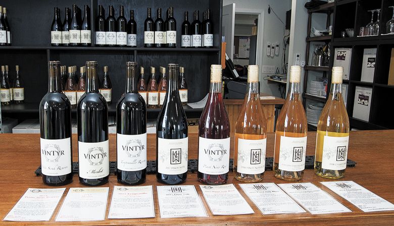 The
lineup of wines
include the Kristin
Hill brand and
Vintyr, an additional
label. ##Photo provided