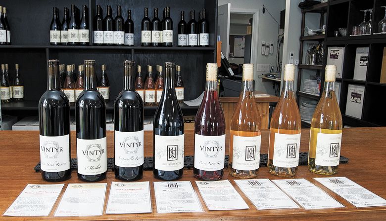 The
lineup of wines
include the Kristin
Hill brand and
Vintyr, an additional
label. ##Photo provided