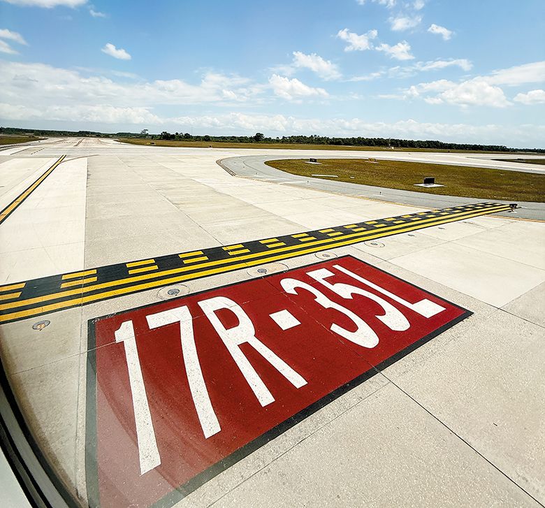On a Florida runway bound for the Pacific Northwest. ## Photo by Luis Romero On a Florida runway bound for the Pacific Northwest. ## Photo by Luis Romero