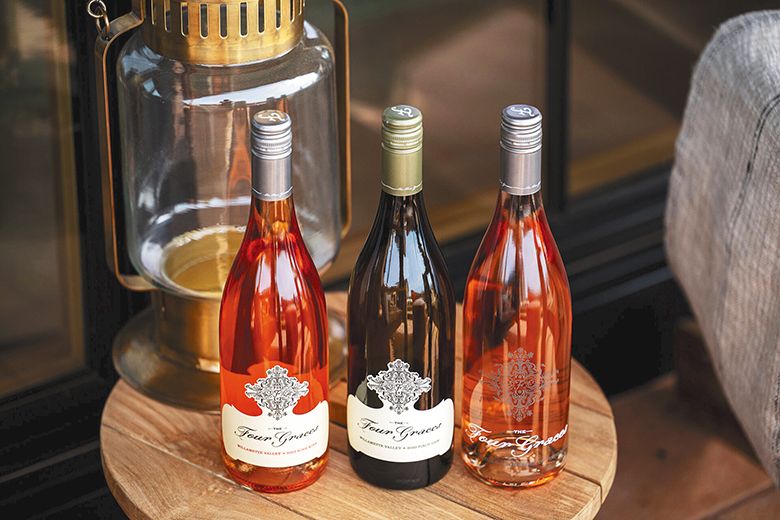 An assortment of The Four Graces wines. ## Photo provided by Foley Family Wines